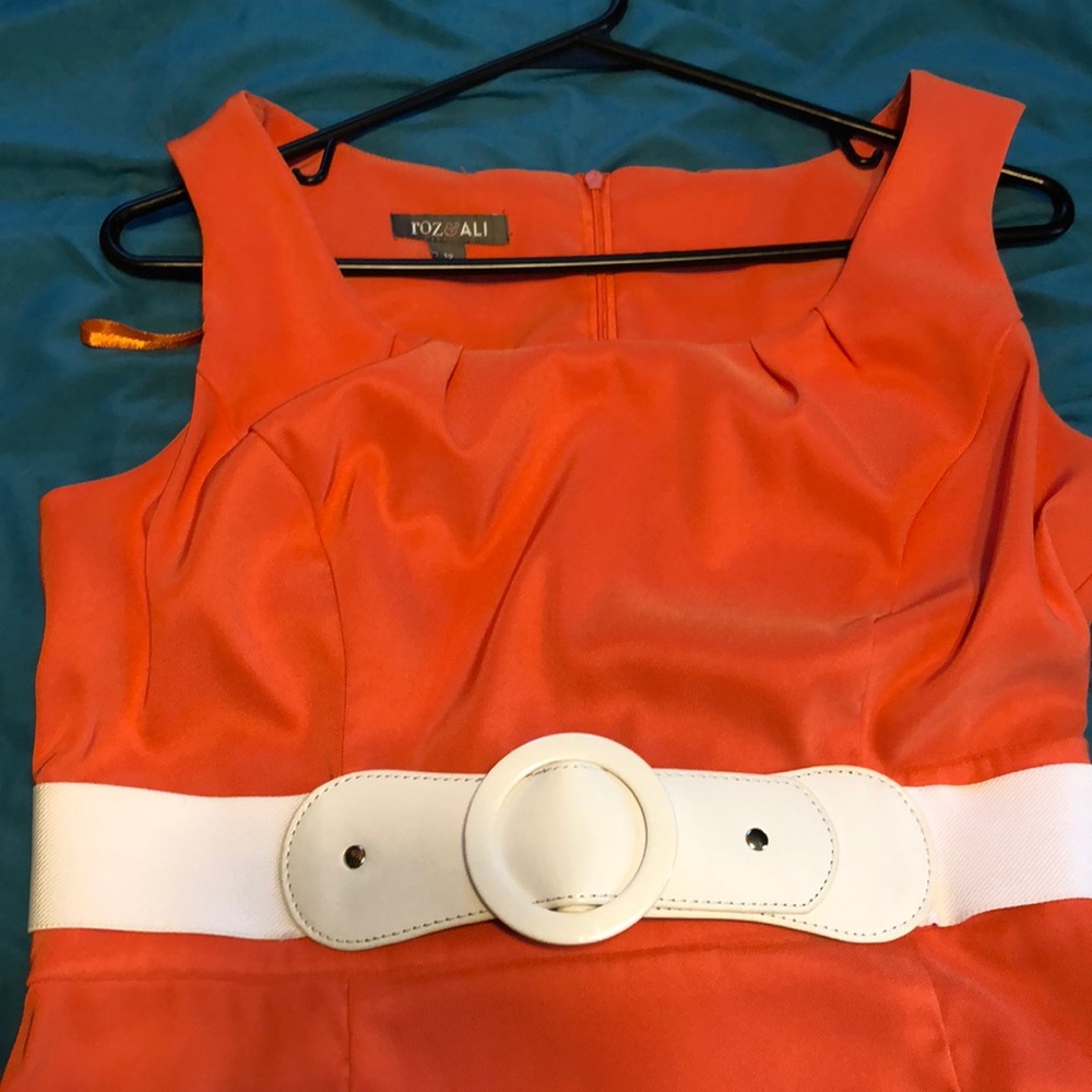 Orange summer dress